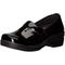 Easy Works Women's LYNDEE Health Care Professional Shoe Black Patent 8 W US