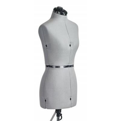 FAMILY DRESSFORM FM-S Family Small Adjustable Mannequin Dress Form Grey