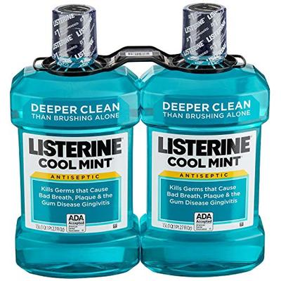 Listerine Cool Mint Antiseptic Mouthwash, 2 pk./1.5L (pack of 2)