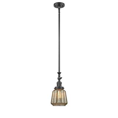 Innovations 206-OB-G146-LED 1 Light Vintage Dimmable LED Mini Pendant Oil Rubbed Bronze