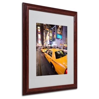 Big Lights by Yale Gurney Canvas Artwork in Wood Frame, 16 by 20-Inch