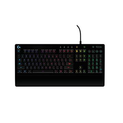 Logitech G213 Gaming Keyboard with Dedicated Media Controls, 16.8 Million Lighting Colors Backlit Ke