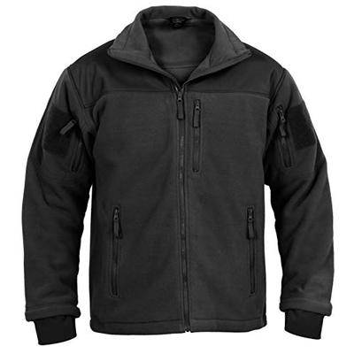 Rothco Spec Ops Tactical Fleece Jacket, Black, 2XL