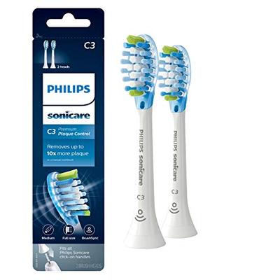 Philips Sonicare Premium Plaque Control replacement toothbrush heads, HX9042/65, Smart recognition,
