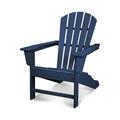 POLYWOOD® Palm Coast Adirondack in Blue | 37.5 H x 29.75 W x 33.5 D in | Wayfair HNA10-NV