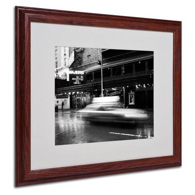 The Majestic by Yale Gurney Canvas Artwork in Wood Frame, 16 by 20-Inch