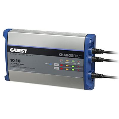 Guest 2720A ChargePro On-Board Battery Charger 20A / 12V, 2 Bank, 120V Input