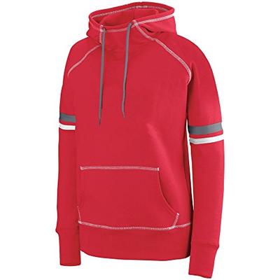 Augusta Sportswear Womens Spry Hoodie S Red/White/Graphite