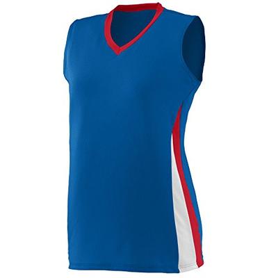 Augusta Sportswear Women's Tornado Jersey M Royal/Red/White