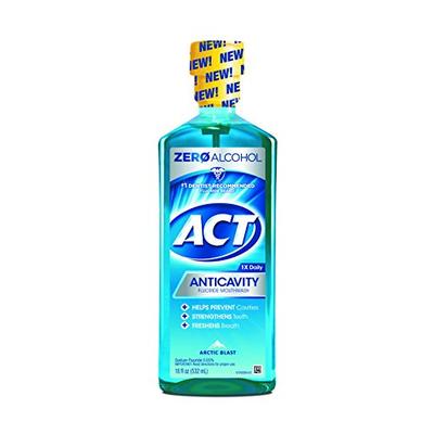 Act Anticavity Mouthwash, Arctic Blast, 18 Ounce (Pack of 3)