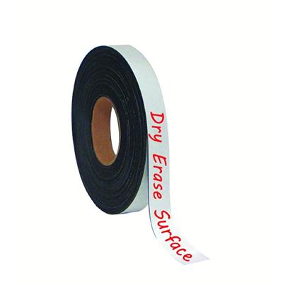 MasterVision Tape Roll Magnetic Dry Erase, 1" x 50' White