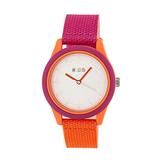 Crayo Pleasant Hot Pink Leather Strap Watch screenshot. Watches directory of Jewelry.