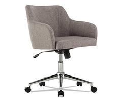 Alera ALECS4251 Captain Series Mid-Back Chair Gray Tweed