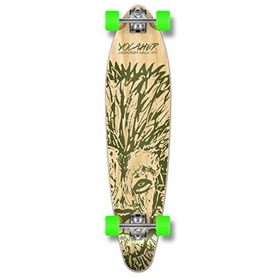 Yocaher Spirit Lion Longboard Complete Skateboard Cruiser - Available in All Shapes (Kicktail)