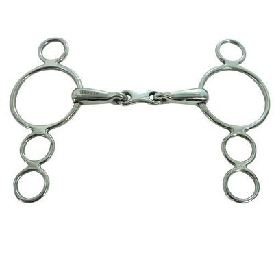 3 Ring French Link Continental Bit 5