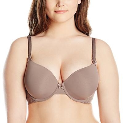 Paramour by Felina Women's Plus-Size Gorgeous Seamless Contour, Mink, 36DD