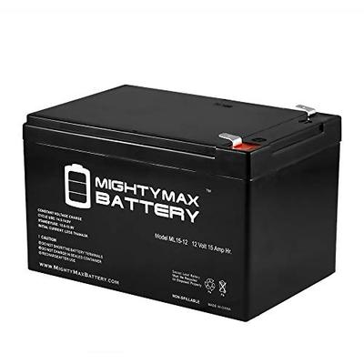 Mighty Max Battery 12V 15AH F2 Replacement Battery for SigmasTek SP12-15 Brand Product