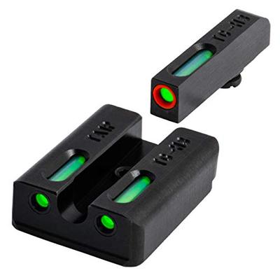 TRUGLO TFX PRO Tritium & Fiber-Optic Xtreme Handgun Sights, Taurus Mil/Slim Set (TG13TA2PC)