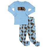 Leveret Boys UPS Truck 2 Piece Pajama Set 100% Cotton Blue 14 Years screenshot. Sleepwear directory of Clothes.