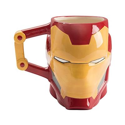 Vandor 26801 Marvel Iron-Man Shaped Ceramic Soup Coffee Mug Cup, 20 Ounce