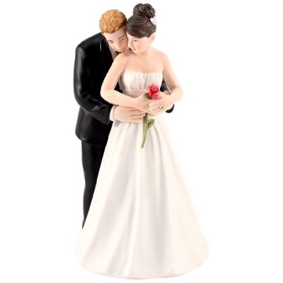Yes to the Rose Bride and Groom Couple Figurine