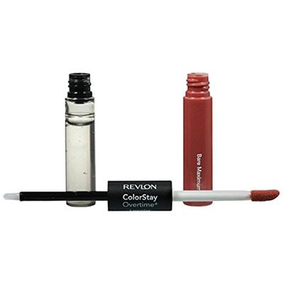 Revlon ColorStay Overtime Liquid Lip Color, Bare Maximum [350] 0.07 oz (Pack of 3)