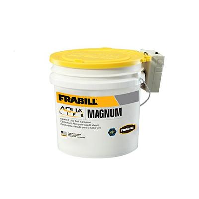 Frabill MIN-O2-LIFE Aerated Bait Bucket, 4.25-Gallon with Aerator