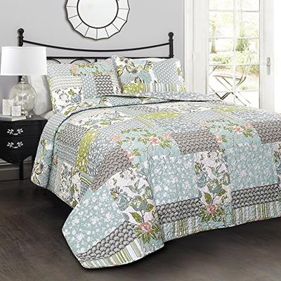 Lush Decor Lush Décor Roesser Quilt Set Full/Queen Blue