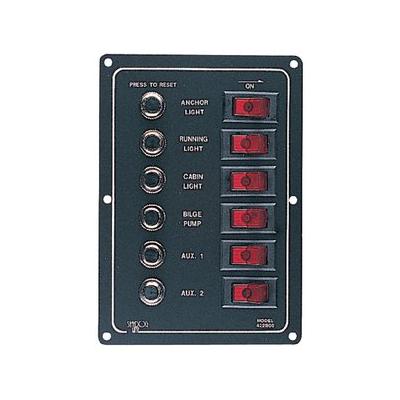 422800-1 Alum Circuit Break Panel 6 Circuit