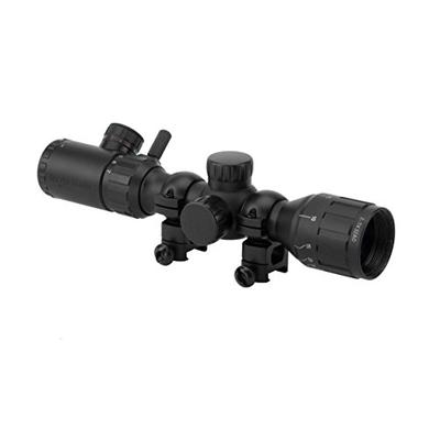 Monstrum Tactical 2-7x32 AO Rifle Scope with Illuminated Range Finder Reticle (Black)