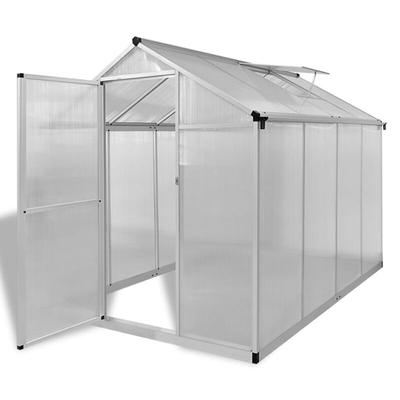Vidaxl - Serre renforcée en aluminium avec cadre de base 4,6 m²