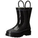 Western Chief Kids Waterproof Rubber Classic Rain Boot with Pull Handles, Black, 8 M US Toddler screenshot. Shoes directory of Babies & Kids.