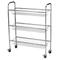 Household Essentials 5133-1 Slim Line 3-Tier Metal Storage Cart | Laundry Room Rolling Organizer | C