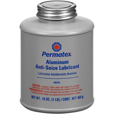 Permatex 80208 Anti-Seize Lubricant with Brush Top Bottle, 16 oz.
