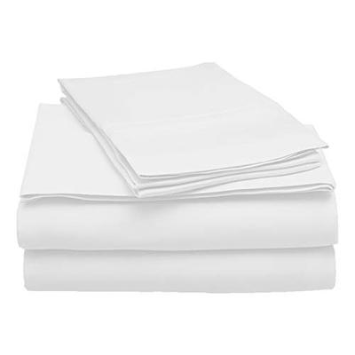 Superior 100% Modal 4-Piece Solid Sheet Set, Queen, White