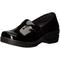 Easy Works Women's LYNDEE Health Care Professional Shoe Black Patent 10 M US