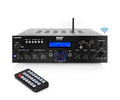 Wireless Bluetooth Power Amplifier System - 200W Dual Channel Sound Audio Stereo Receiver w/ USB, AU