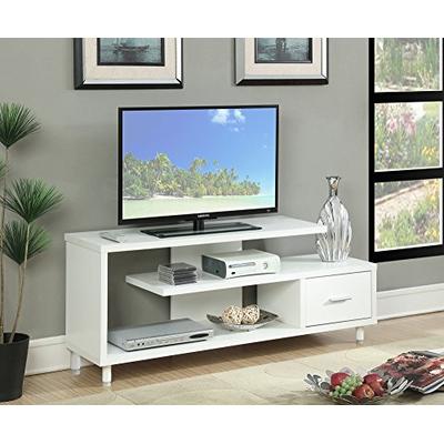 Convenience Concepts Designs2Go Seal II TV Stand, 60-Inch, White