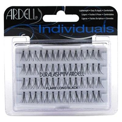 Ardell DuraLash Individual Long Flare Lashes, Black 56 ea (Pack of 6)
