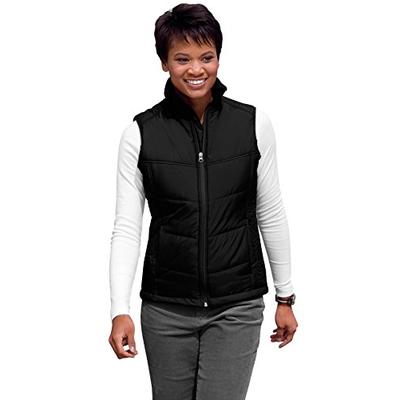 Port Authority Women's Puffy Vest S Black/Black