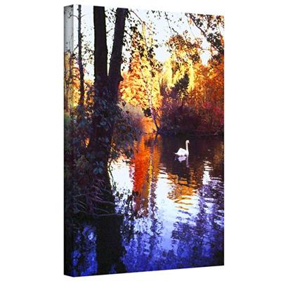 ArtWall Dean Uhlinger 'Hamm Park' Gallery Wrapped Canvas Artwork, 18 by 24-Inch