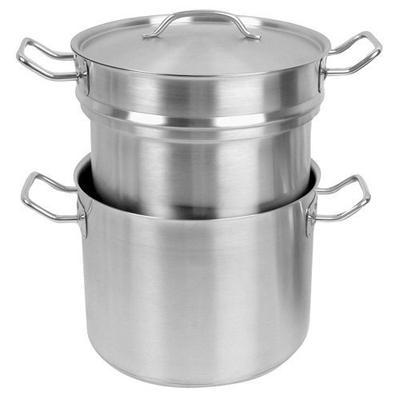 Tiger Chef SLDB020 20 Qt. Double Boiler With Cover
