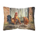 Caroline's Treasures BDBA0056PW1216 Rooster and Chickens by Daphne Baxter Fabric Decorative Pillow, screenshot. Pillows directory of Bedding.