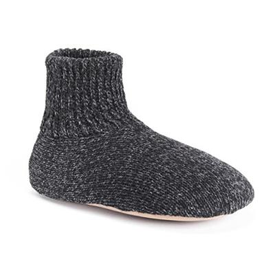 Muk Luks Men's Morty Slippers, black Medium