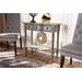 Baxton Studio Noelle French Provincial Gray Finished 1-Drawer Wood Console Table- AGE11-Console