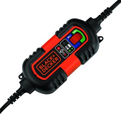 BLACK+DECKER BM3B Fully Automatic 6V/12V Battery Charger/Maintainer with Cable Clamps