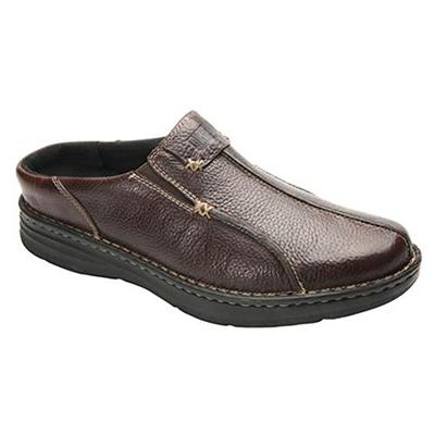 Drew Shoe Men's Drew Lightweight Fashion Clogs, Brown, Leather, 9.5 6E