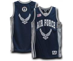 Rapiddominance Air Force Basketball Jersey, Navy, Large