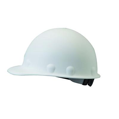 Fibre-Metal by Honeywell P2ARW01A000 Super Eight Ratchet Fiber Glass Cap Style Hard Hat, White