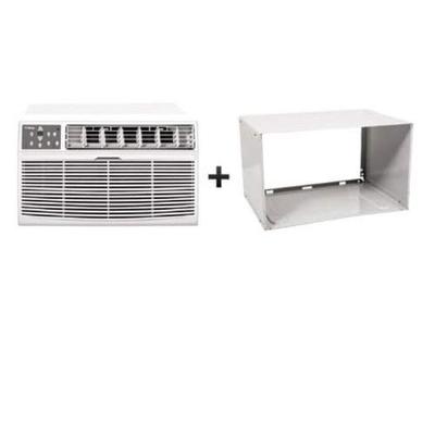 Koldfront WTC14012WCO230VSLV White 14000 BTU 230 Volt Through-The-Wall Air Conditioner and Wall Slee